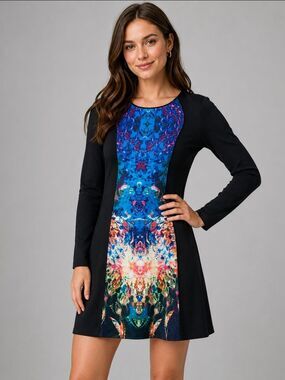 Adore Womens Dress Size Medium Slimming Lined